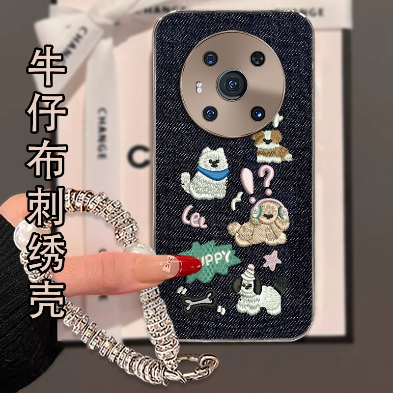 2026秋冬新品布艺牛仔刺绣，不掉色，不脱丝
