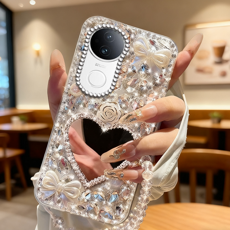 高端奢华镶钻手机壳，不掉钻，不发黄