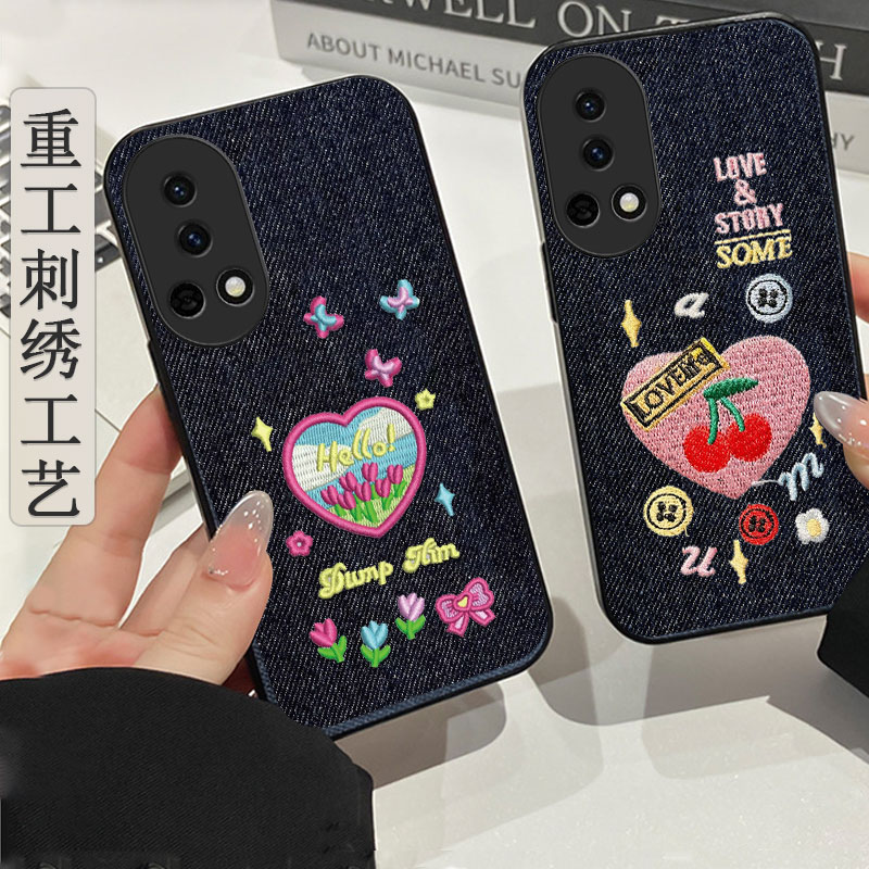 2026新款秋冬牛仔刺绣，不脱丝，不掉色