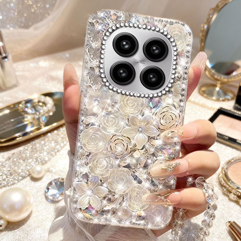 高端奢华镶钻手机壳，不掉钻，不发黄