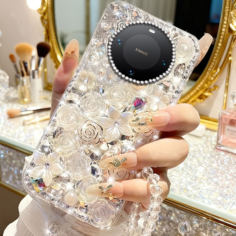 高端奢华镶钻手机壳，不掉钻，不发黄