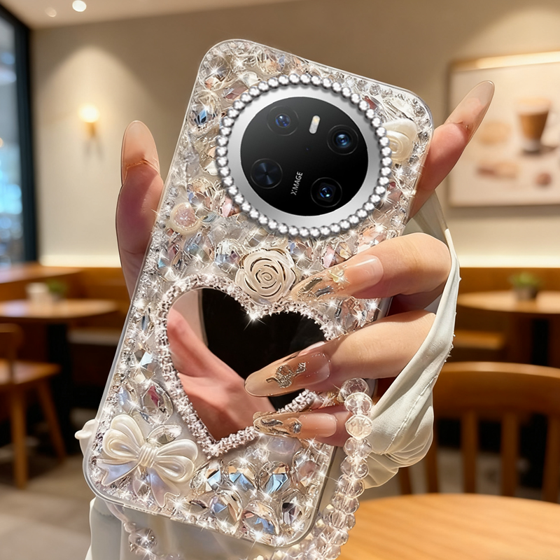 高端奢华镶钻手机壳，不掉钻，不发黄