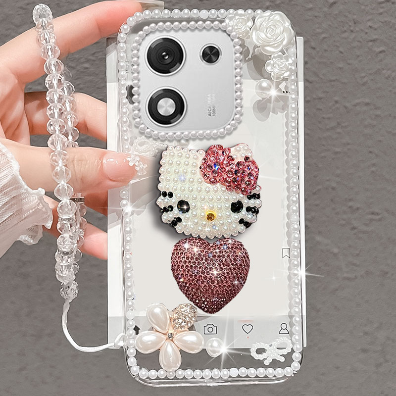 高端奢华镶钻手机壳，不掉钻，不发黄