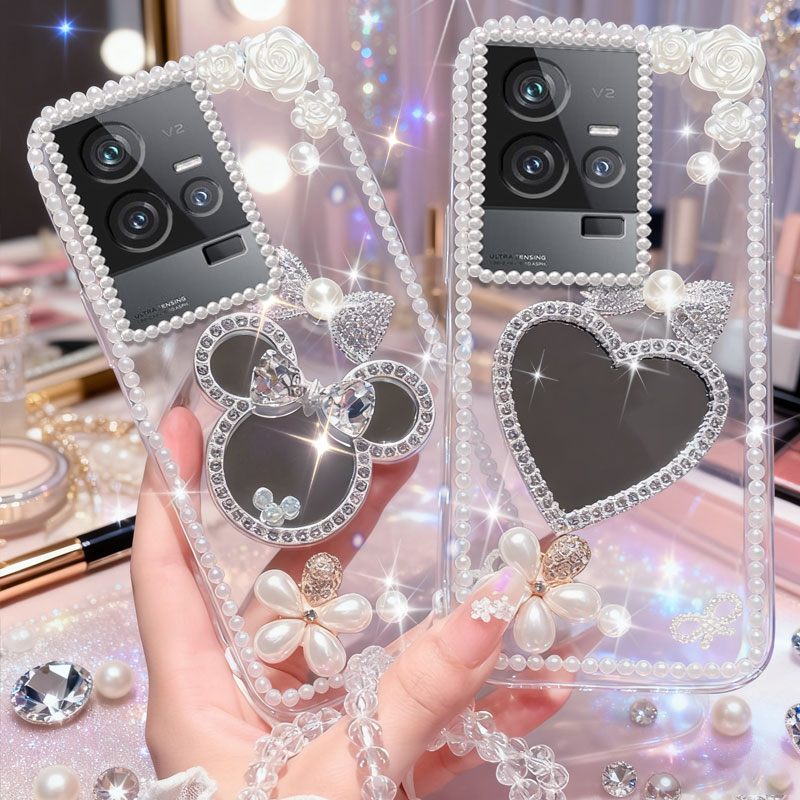 高端奢华镶钻手机壳，不掉钻，不发黄