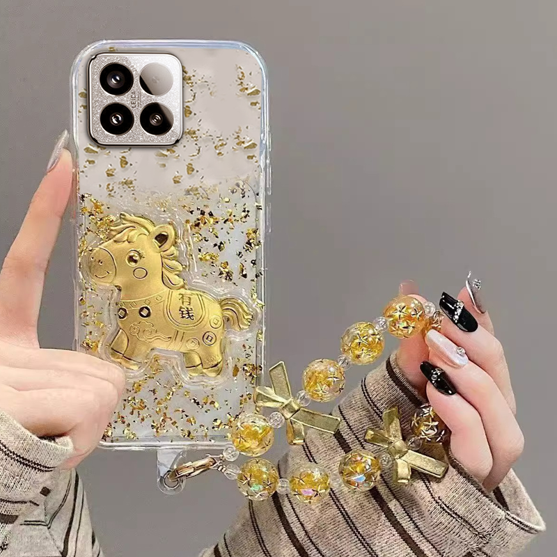 2026金箔新年款，透明不发黄