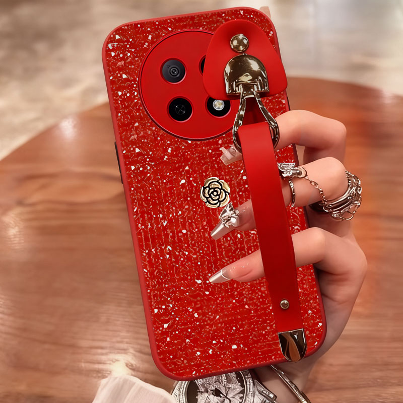 2026新款，磨砂光闪皮，带腕带更方便