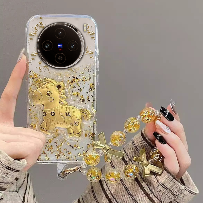 2026金箔新年款，透明不发黄