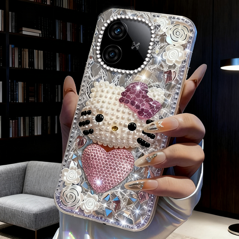 高端奢华镶钻手机壳，不掉钻，不发黄