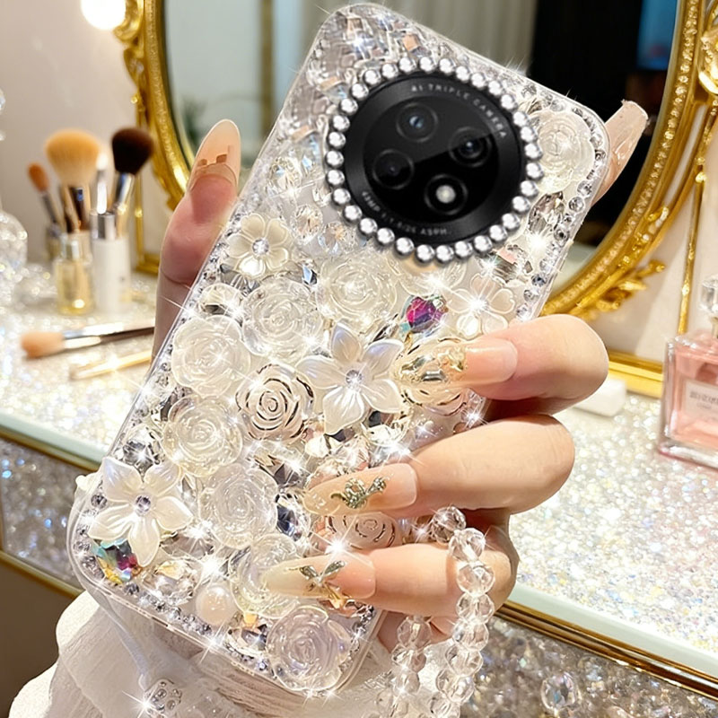 高端奢华镶钻手机壳，不掉钻，不发黄
