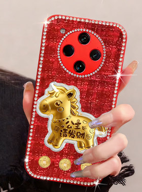 红色新年发财适用OPPOFindX8S手机壳小香风Ace针织8ultra全包A57 4G新品2新款A57 春节A32外壳9保护套