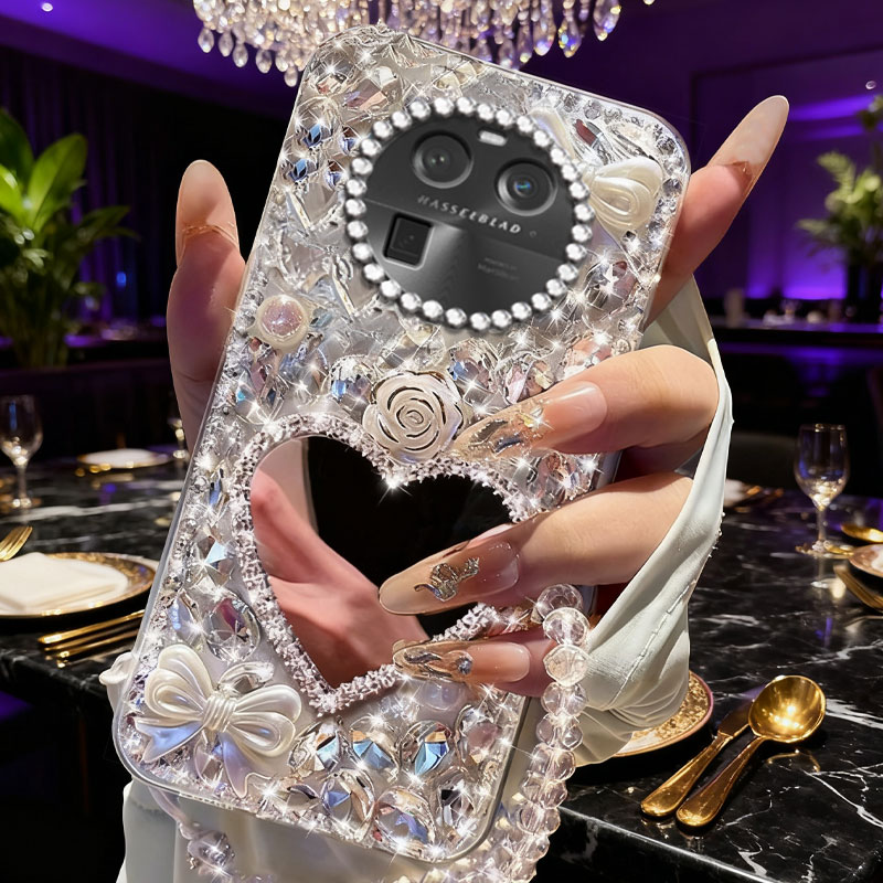 高端奢华镶钻手机壳，不掉钻，不发黄