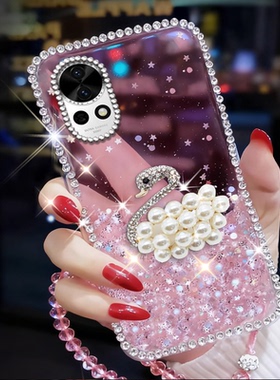 马年新款滴胶镶钻适用华为nova13手机壳网红10/2026年9T女款12pro新品5i上档次8SE春节3i防摔12s新年款9TPro