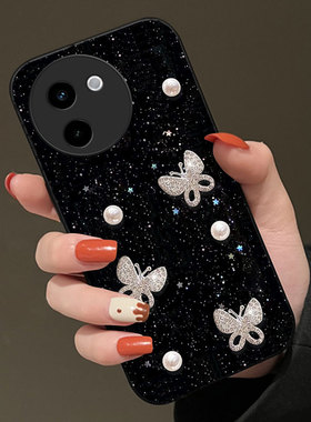 高级细闪适用vivoY200手机壳新款VIVOS9保护套9/2025年S19女款S30mini外壳7小众z7x防摔S16全包Z5/X90S/Y100i