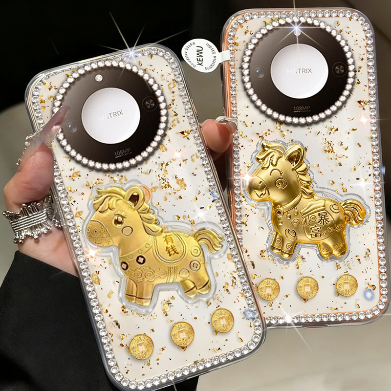 2026马年新款金箔，高端镶钻，仙女必备