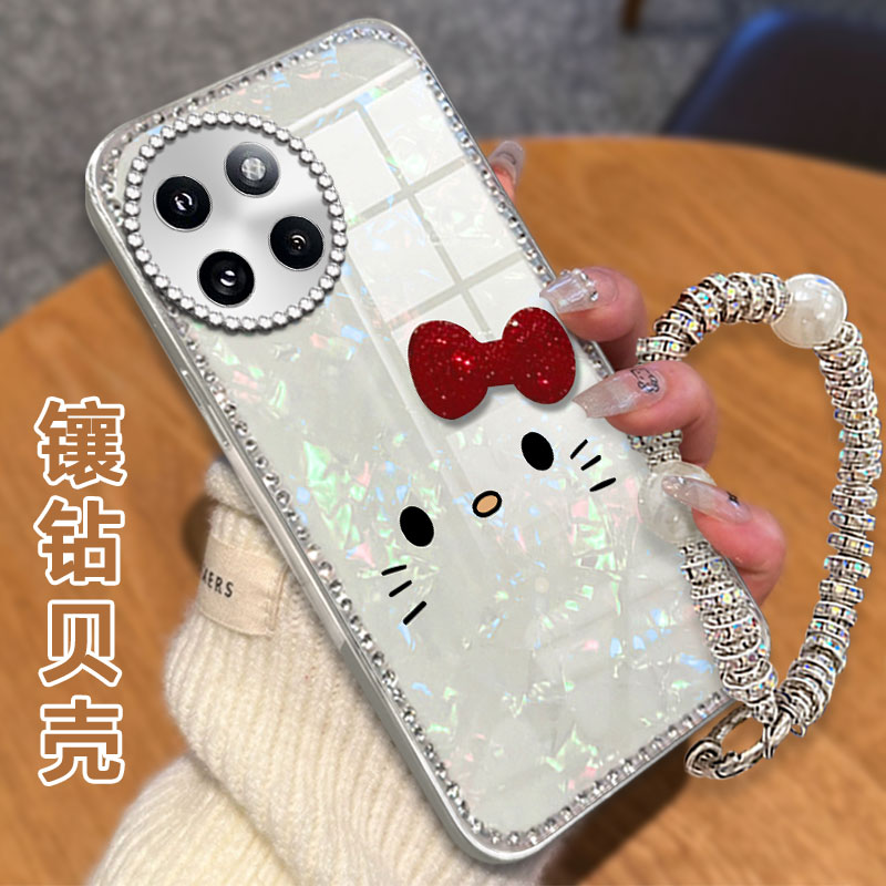 水钻镶钻贝壳纹适用小米Civi4Pro手机壳防摔13高级感mix4全包13 /2025年12s新款12T网红10女款14R保护套11