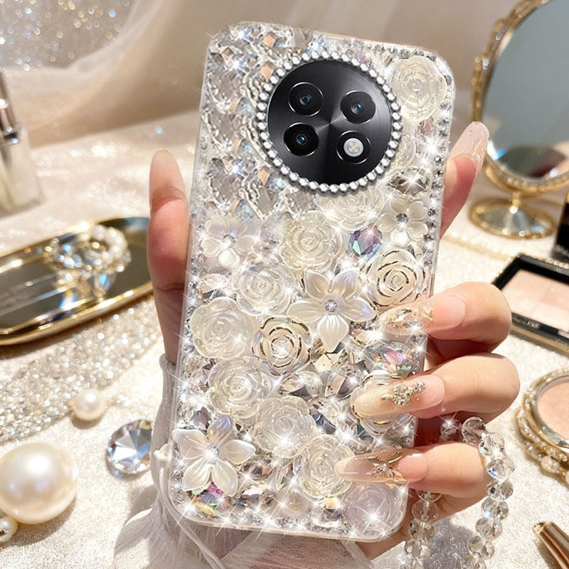 高端奢华镶钻手机壳，不掉钻，不发黄