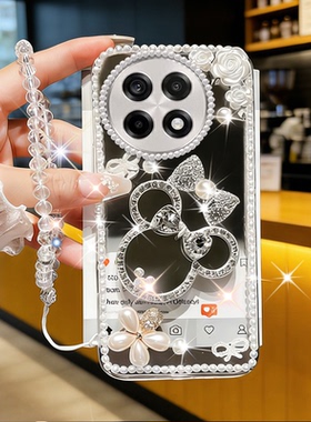 2026马年镶钻奢华适用oneplus1+一加ace6手机壳软壳10Pro全包8Pro外壳ace5至尊版女款15上档次turbo6新款9Pro