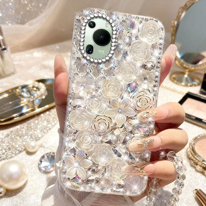 高端奢华镶钻手机壳，不掉钻，不发黄