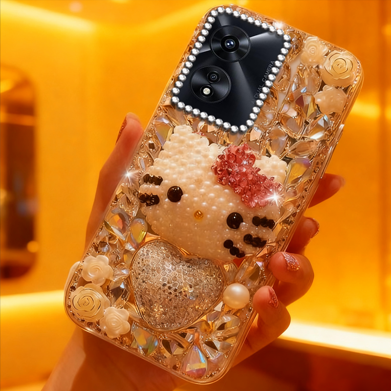 高端奢华镶钻手机壳，不掉钻，不发黄