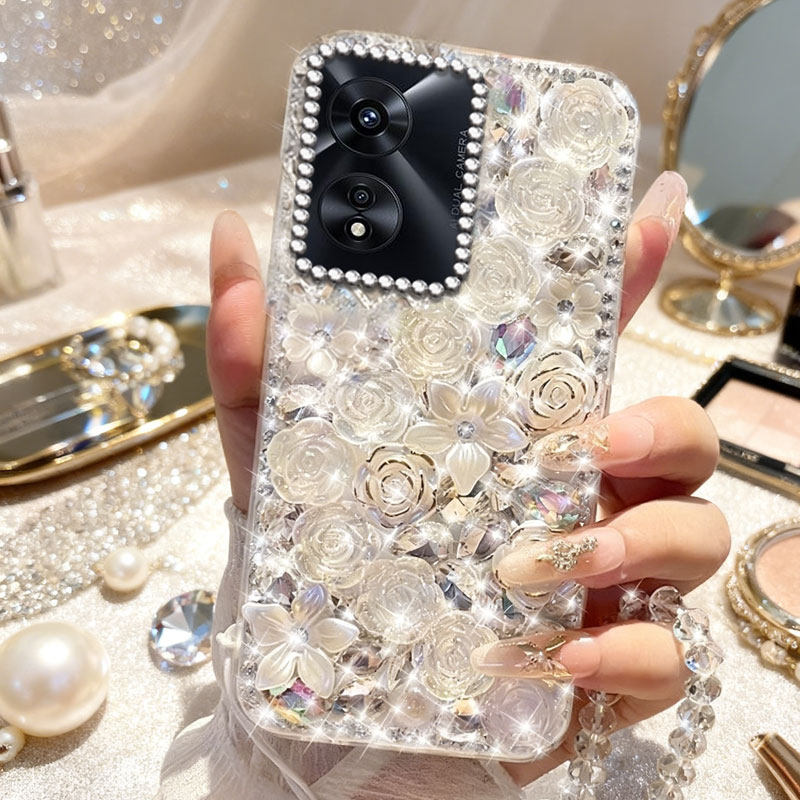 高端奢华镶钻手机壳，不掉钻，不发黄