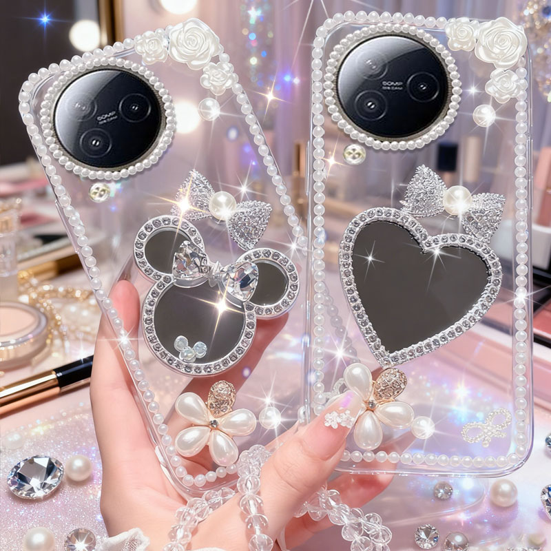 高端奢华镶钻手机壳，不掉钻，不发黄