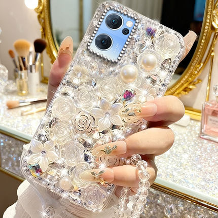 新年本命年镶钻适用OPPOReno15手机壳保护套12外壳7se奢华3网红8防摔12高级感RENO6PRO水钻14小众6 女款8+
