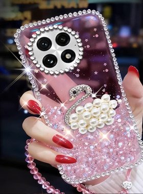 马年新款滴胶镶钻适用oneplus1+一加13手机壳/2026年15女款ace6结婚11R保护套8Pro硅胶10Pro上档次10T软壳13T