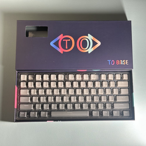 T0原创色-沙灰渐变键帽透光PBT正刻OEM简约渐变艺术家键盘礼物键