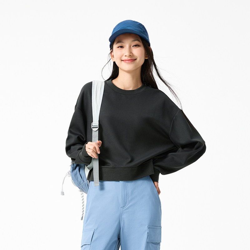 361运动卫衣女2026秋季新款女士宽松休闲显瘦套头卫衣印花上衣