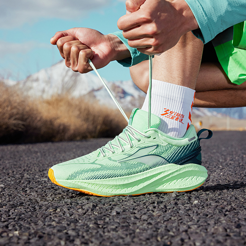 爆沫4跑步鞋网面透气运动鞋361度