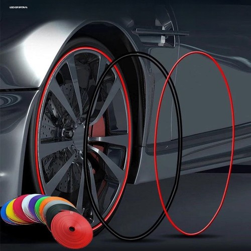 汽车轮毂装饰条中网防撞车轮贴保护圈防刮条防擦胶条通用轮圈贴纸