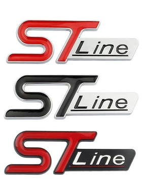 适用蒙迪欧福克斯探险者st车贴STline贴叶子板侧标后尾标升级