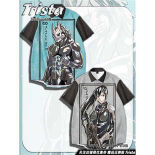 怪兽8号周边衣服亚白米娜 四之宫奇可露痛衣动漫夏装男士短袖衬衫