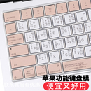 苹果macbook键盘膜电脑air13.6寸mac13.3笔记本pro13超薄os功能快捷键16保护15配件m2软硅胶m1全覆盖 2023款