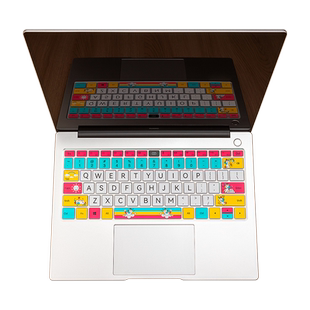 适用华为matebook14键盘膜x电脑pro13保护mate电脑e荣耀d15.6防尘magicbook15可d15爱14s卡通book贴膜12寸13s