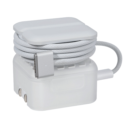 适用苹果macbookpro充电器保护套mac笔记本电脑电源壳14寸air13配件m2头2023air15数据线67收纳包35瓦30w通用