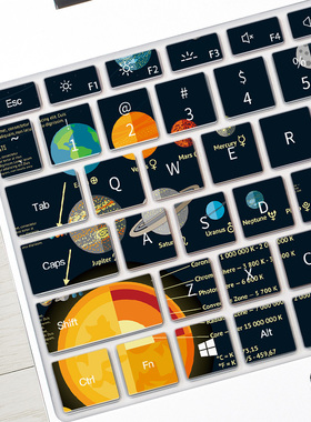 适用华为matebook14键盘膜x电脑pro13保护mate电脑可爱14s卡通book16.1贴膜配件13s荣耀d15.6防尘magicbook15