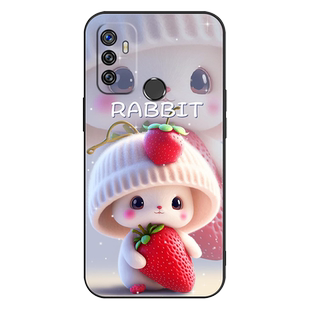 适用OPPOA32手机壳oppo A32保护套防摔防摔全包软超薄情侣潮牌网红男液态硅胶女简约魔方直边卡通萌兔订定制