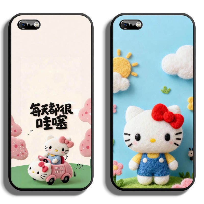 适用iphone5手机壳iPhone苹果5S保护套4全包4s防摔软定制薄硅胶凯蒂猫女情侣高级男简约潮创意网红卡通液态