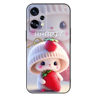 适用oppoK10x手机壳oppo k10X保护套送膜防摔全包软超薄情侣网红男液态硅胶女新款简约魔方直边卡通萌兔定制