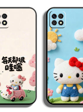 适用OPPOA53手机壳A52保护套A54全包A59s防摔定制软薄硅胶凯蒂猫新款女网红男高级潮直边个性创意情侣卡通