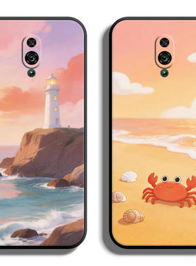 适用OPPOReno手机壳10倍变焦版保护套Z全包Ace防摔Ace2定制软薄硅胶治愈系创意女个性情侣男直边卡通简约高级