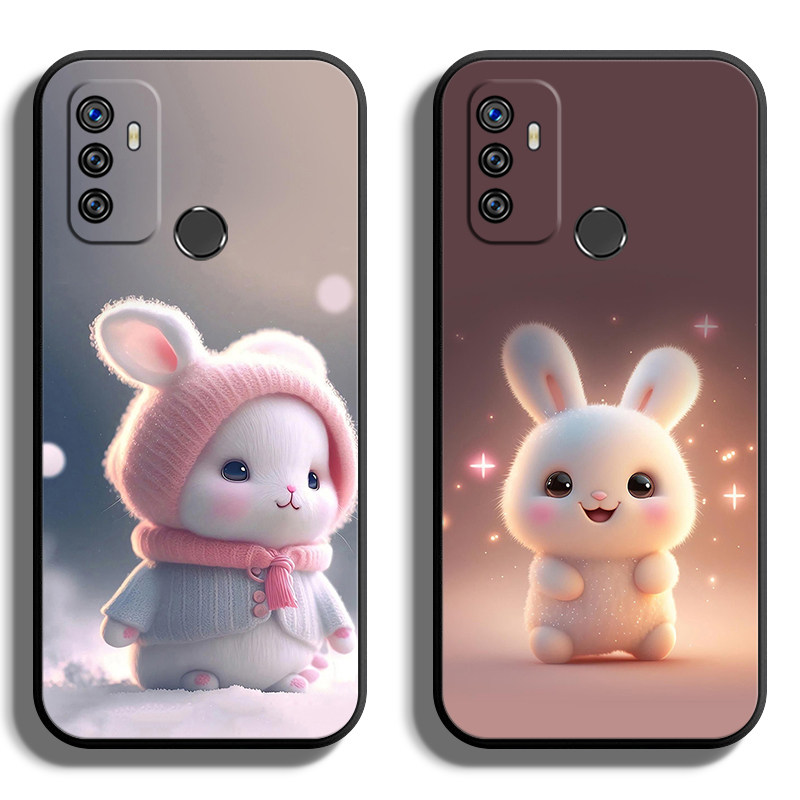 适用OPPOA32手机壳oppo A32保护套防摔防摔全包软超薄情侣潮牌网红男液态硅胶女简约魔方直边卡通萌兔订定制