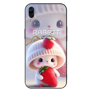 适用vivoX23手机壳vivo X23保护套标准版防摔全包软超薄情侣新款直边网红男液态硅胶女创意动漫卡通萌兔定制