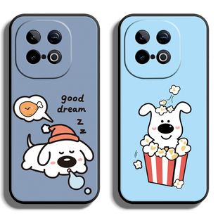 适用IQOOZ系列10Turbo+手机壳IQOO Z9X保护套爱酷8全包7i防摔6软5薄3硅胶Z1X续航版液态女简约个性大鼻狗定制