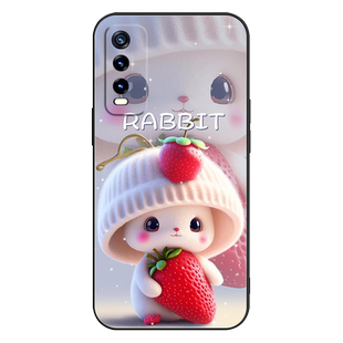 适用vivoy30手机壳vivo y30g保护套vivoY30G防摔全包软超薄情侣潮牌网红男液态硅胶女个性简约卡通萌兔订定制