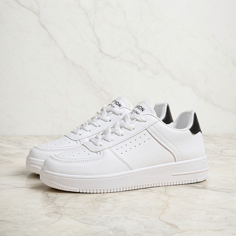 秋季女鞋2024新款透气小白鞋子女韩版百搭厚底运动鞋学生休闲板鞋,女鞋,休闲板鞋,淘宝优惠券,粉丝福利购,淘宝优惠卷