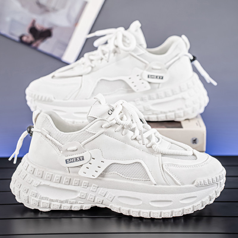 男鞋夏季新款透气网面青少年运动鞋男潮流百搭轮胎底厚底老爹鞋男,流行男鞋,时尚休闲鞋,淘宝优惠券,粉丝福利购,淘宝优惠卷