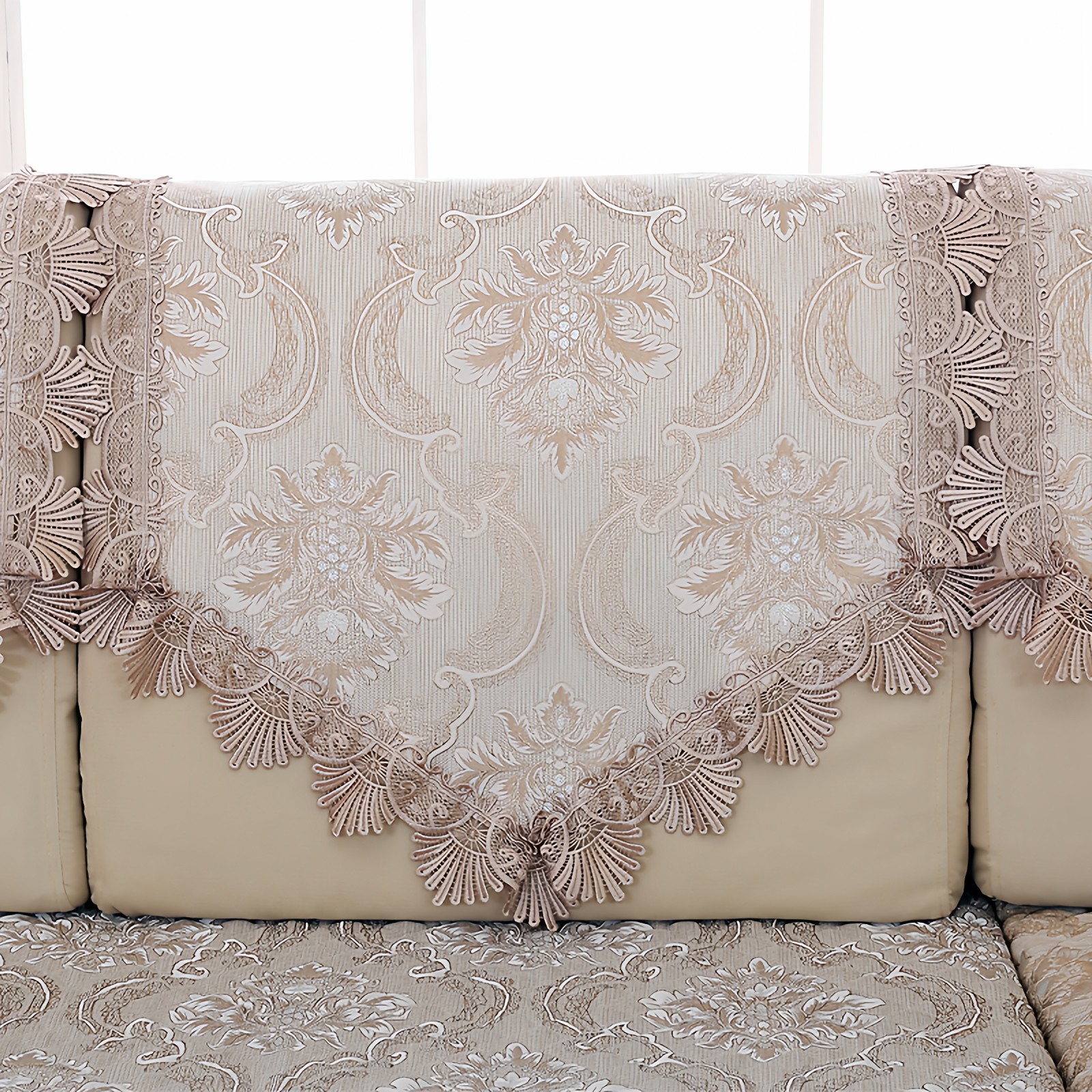 亚麻蕾丝通用三角巾靠背巾沙发巾扶手盖布简约现代防滑沙发垫套罩,居家布艺,沙发垫,淘宝优惠券,粉丝福利购,淘宝优惠卷