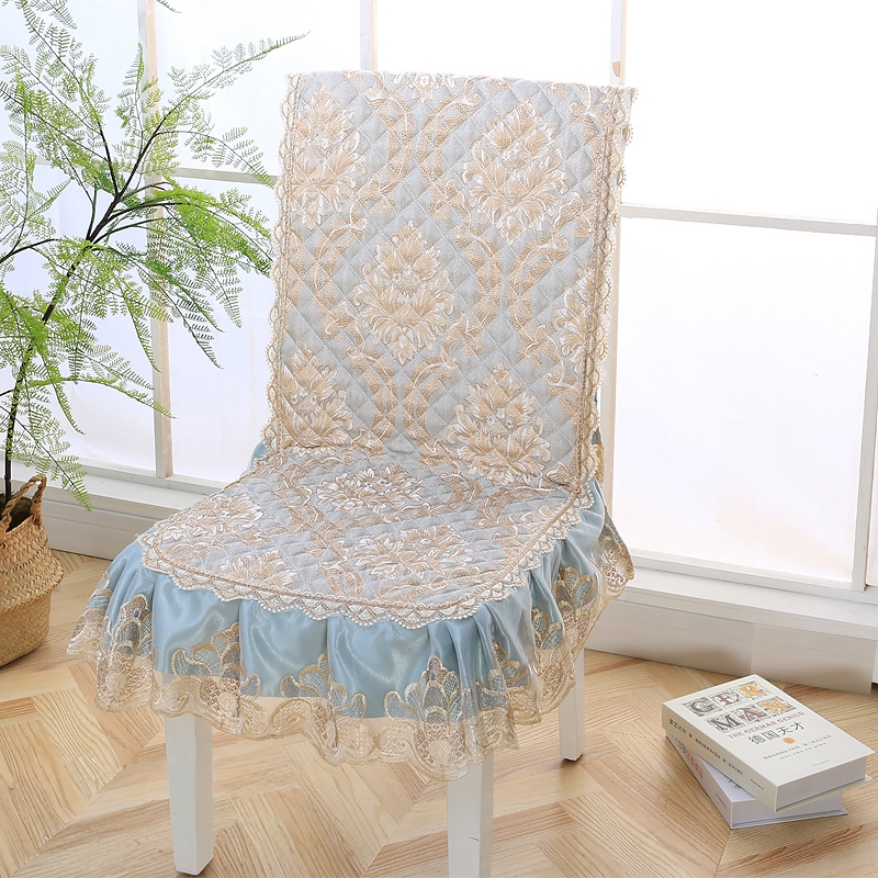 家用餐厅简约现代中式连体餐椅垫靠背套罩四季通用椅子垫椅套坐垫